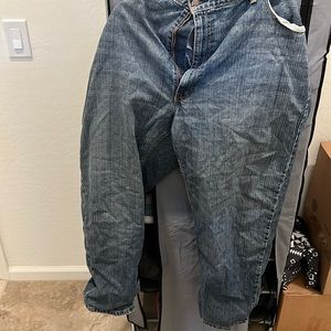 Levi 50x30 second pair good for yard work .